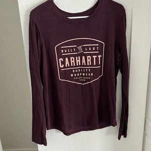Plum colored women’s long sleeve